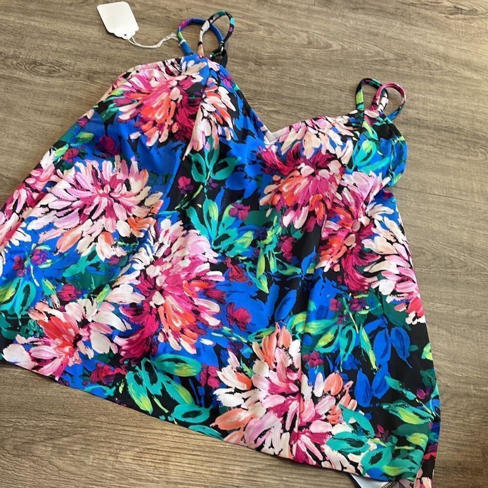 Women's PB Sport Tummy Control Brief Swim Bottoms and Two Tops. , Size: 10